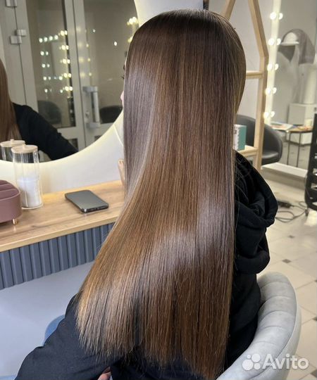 Кератиновое выпрямление