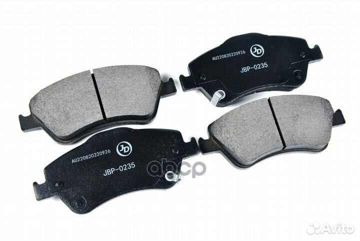 Колодки тормозные, передние D2286M JBP0235 Just