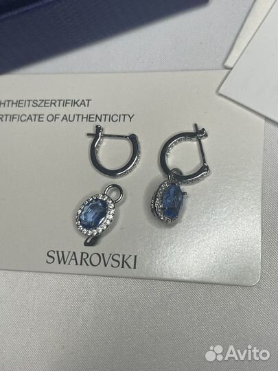 Swarovski серьги с подвеской Constella