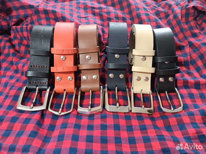 Ремни натуральная кожа