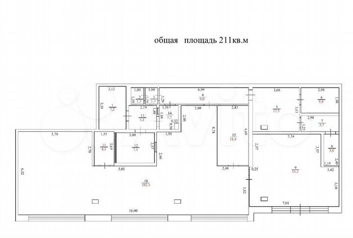 Торговая площадь, 211 м²