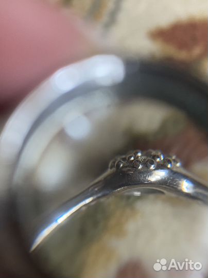 Кольцо Pandora лавподс золото бриллианты