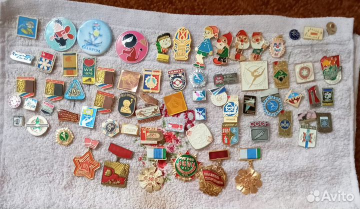 Значки СССР, одним лотом