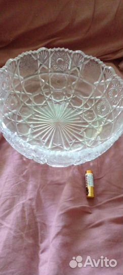 Ваза хрустальная