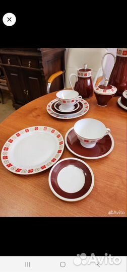 Чайно кофейный сервиз гдр