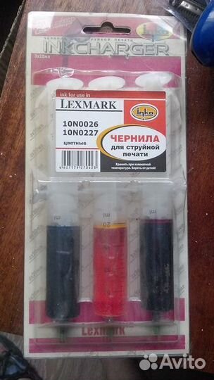 Чернила для струйной печати lexmark