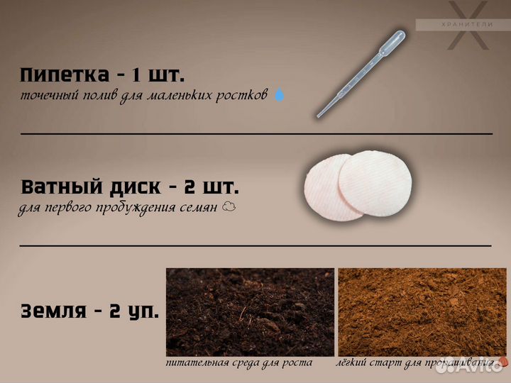 Набор для выращивания растений - Киви, 30 семян