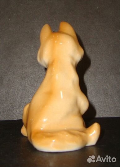 Фарфоровая статуэтка. Лиса, лисёнок. Рига