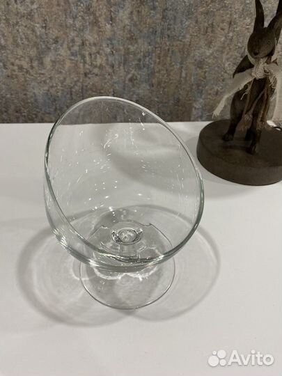 Стеклянная вазочка / колба для декора