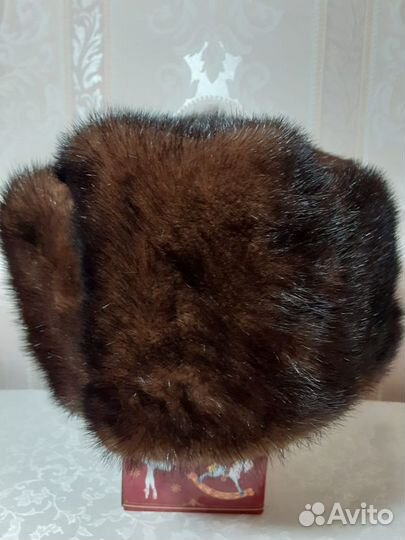 Шапка женская норковая обманка 56-57