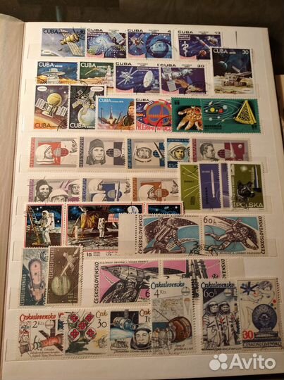 Почтовые марки космос