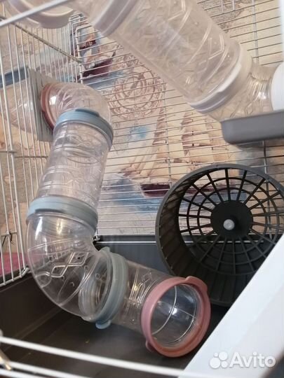 Клетка для хомяка (с лабиринтом) 47х37х30см