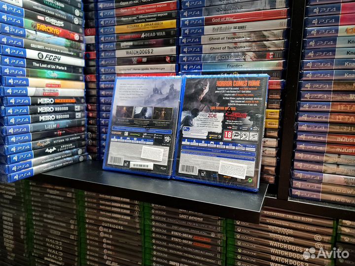 PS4 PS5. Resident Evil 7 + 8. Новые. Лот доставки