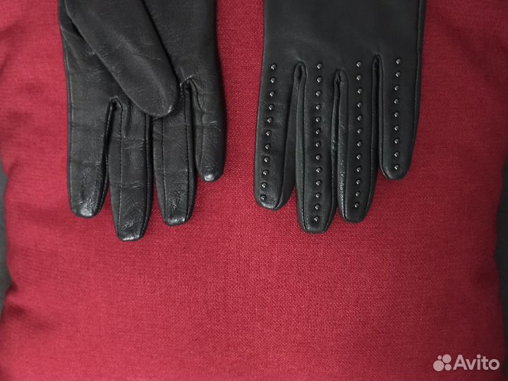 Перчатки женские Eleganzza р.7, натуральная кожа