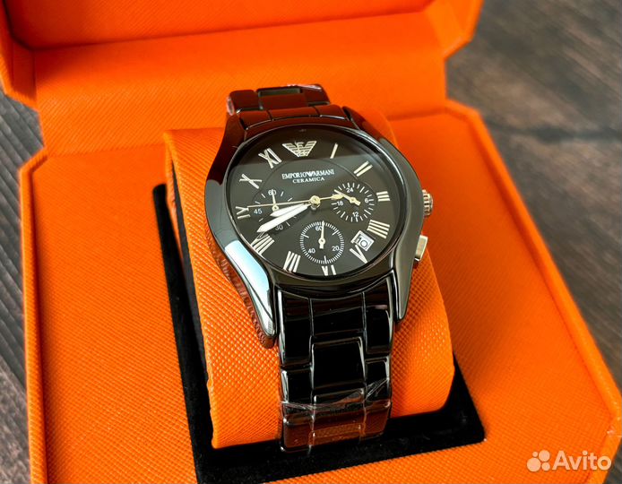 Часы мужские Emporio Armani Black