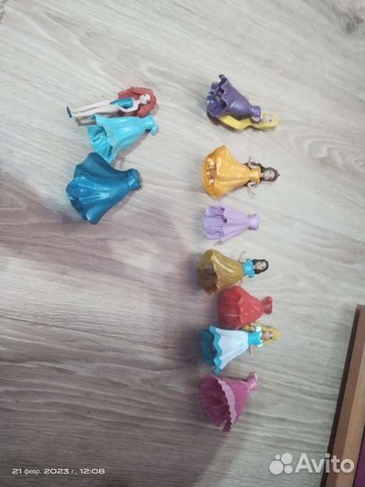 Принцессы дисней платья прищепки