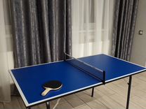 Детский теннисный стол Junior Синий с сеткой
