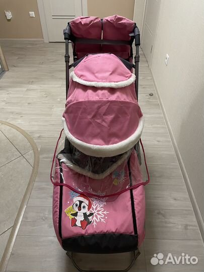 Санки коляска ника galaxy
