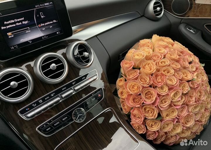 101 Роза Букеты Цветы Доставка Розы