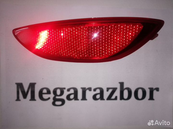 Катафот в бампер задний правый Hyundai Solaris 1