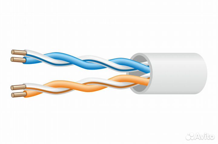 Кабель витая пара 5 категории UTP-CAT5 (2 пары)