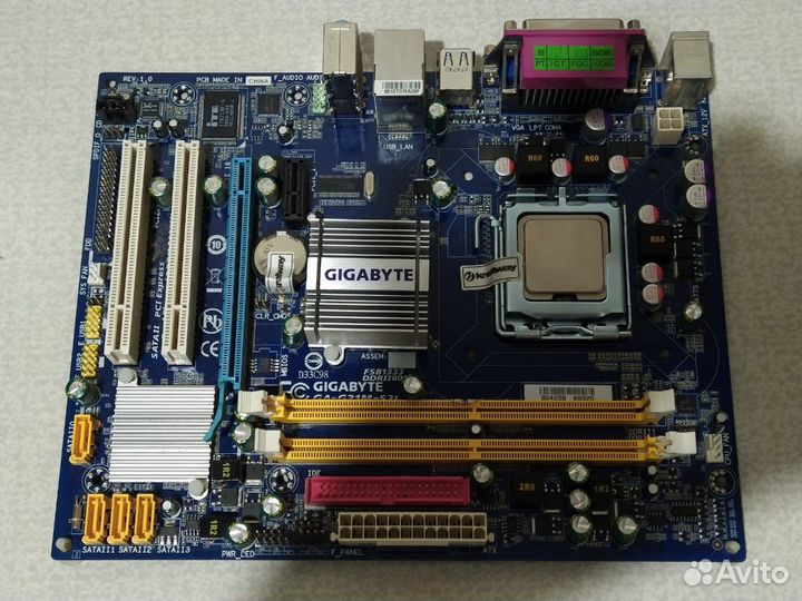 Материнская плата gigabyte GA-G31M-S2L LGA 775