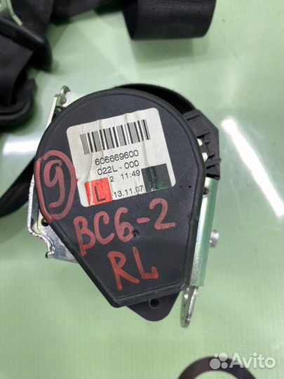 Ремень безопасности задний левый Audi Q7 4L 3.0D