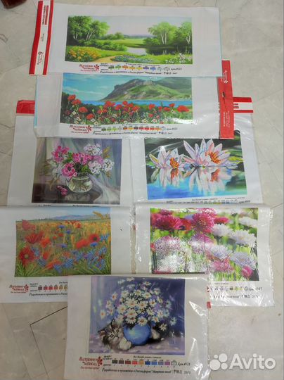 Канва/Рисунок на шёлке для вышивки бисером