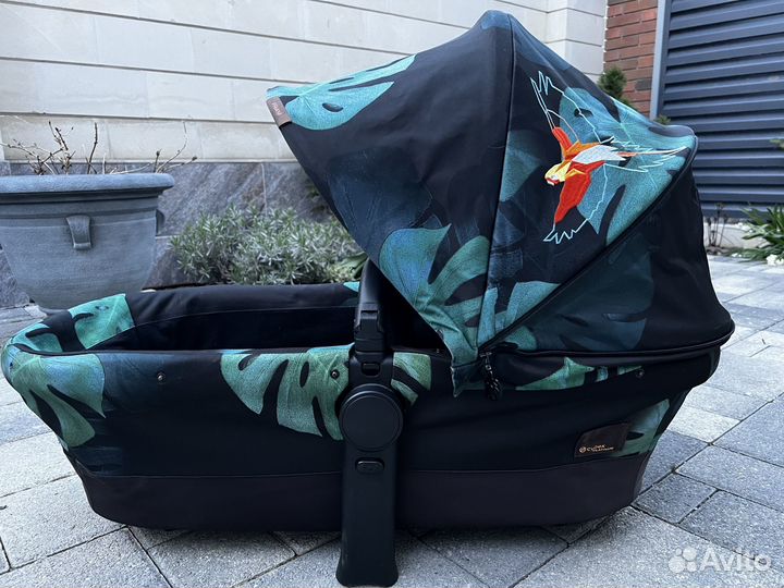 Люлька cybex priam 3 birds of paradise