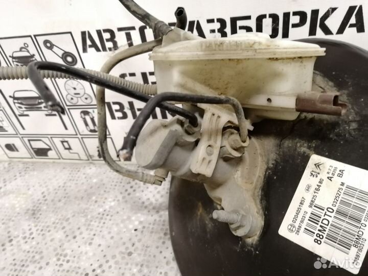 Усилитель тормозов вакуумный Citroen, Peugeot