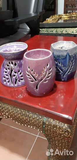 Товары из Таиланда. Аромалампы. Салфетницы. Вазы