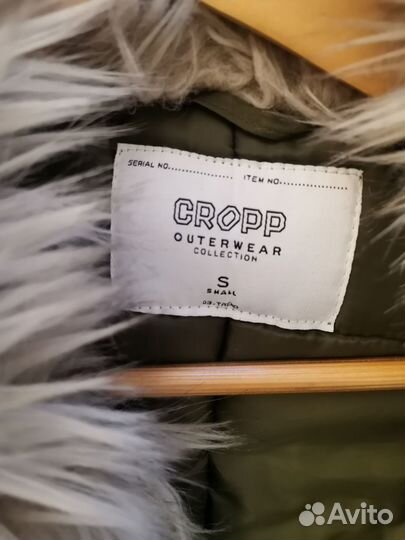 Куртка бомбер зимняя женская Cropp