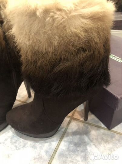 Ботильоны зимние женские 37