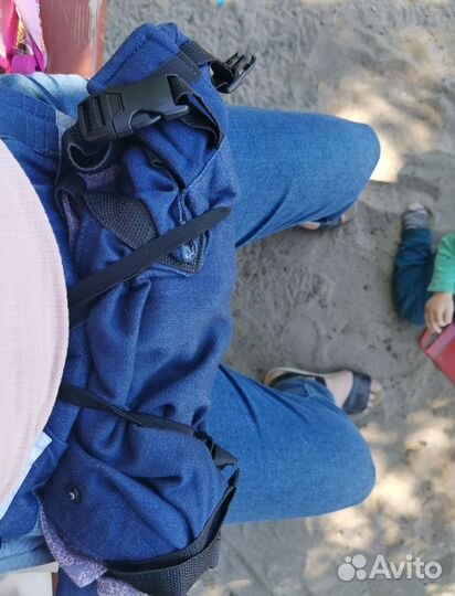 Эргорюкзак diva milano джинс+накладки