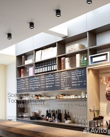 Светильник спот накладной Elegant 10252 черный LED