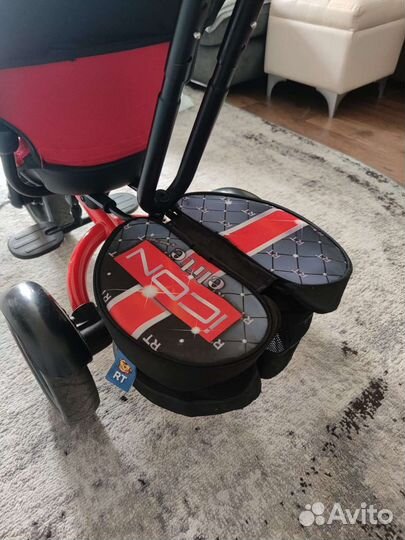 Детский велосипед с ручкой 2 в 1