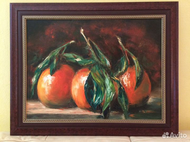 Картины маслом, натюрморты с фруктами