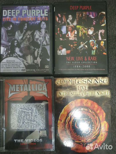 Dvd диски музыка рок