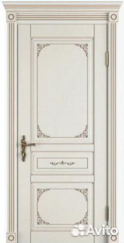 Межкомнатные двери классика с узором
