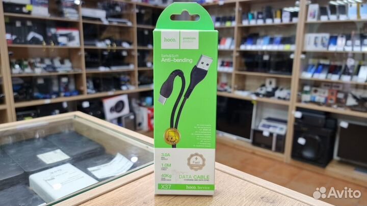Кабель Hoco X37 Cool power USB - USB Type-C, белый