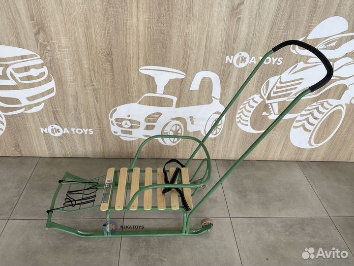 Санки Тимка 5 Комфорт - оливковые