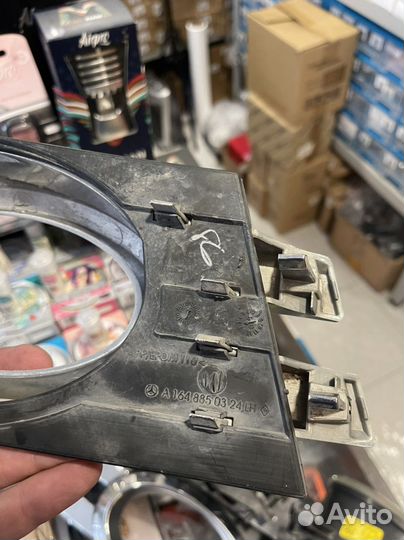 Противотуманные фары с решетками mercedes ML164