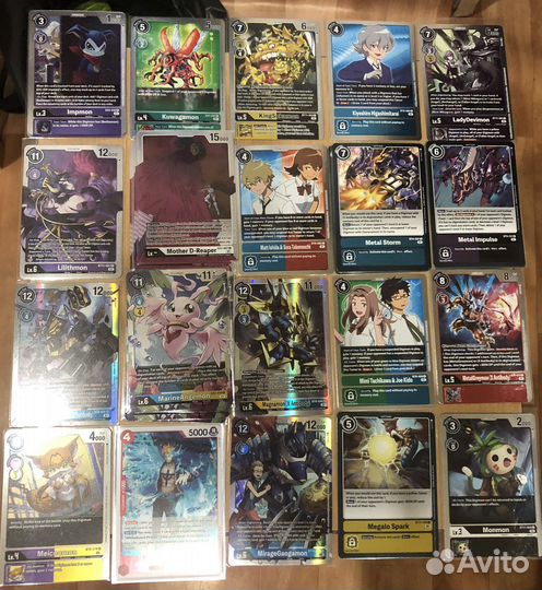 Карты digimon,оригинал