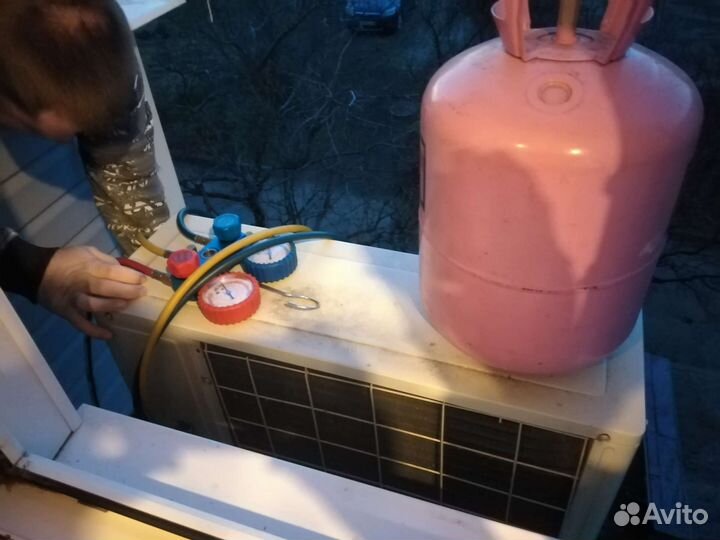 Сплит система,капает,течет,заправка,демонтаж