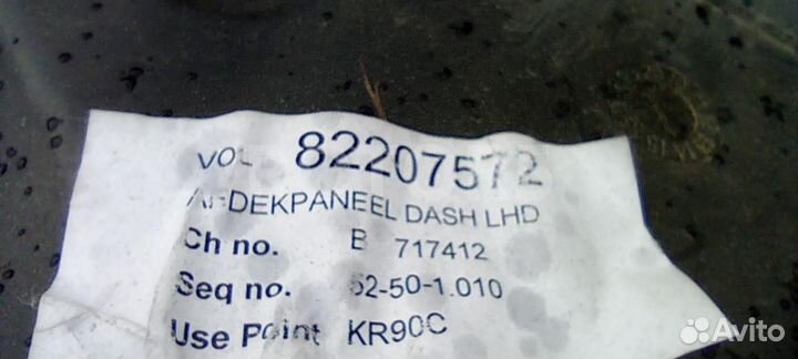 Накладка на торпедо (консоль) Volvo FH 3 2015