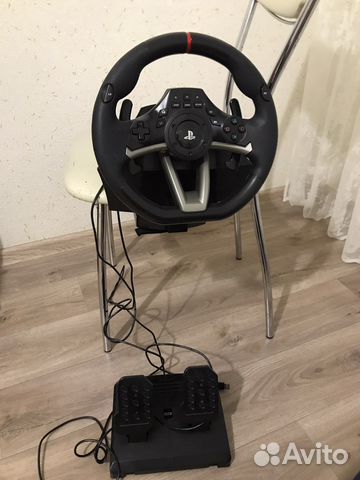Игровой руль ps4 hori racing wheels apex