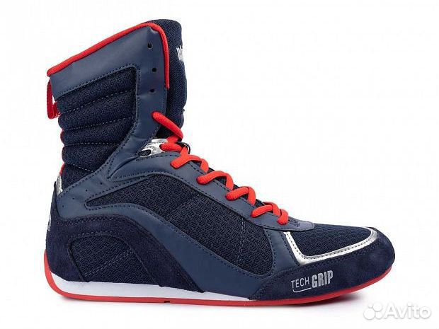 Боксерки Clinch Olimp сине-красные C415