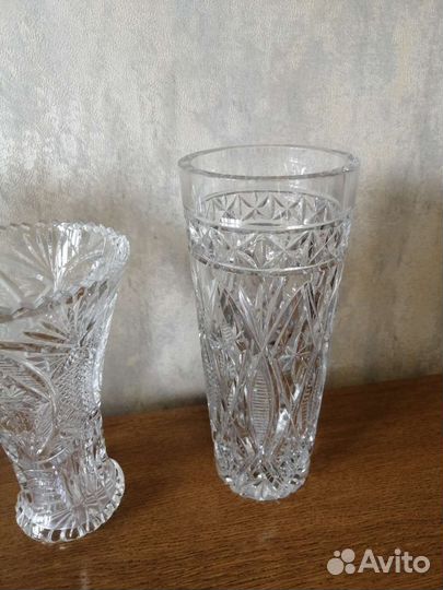 Хрустальная ваза для цветов