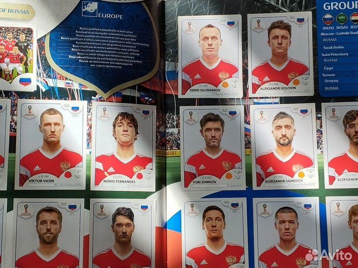 Альбом panini чм 2018