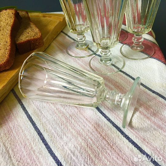 Рюмки гранённые на ножке СССР 6 штук